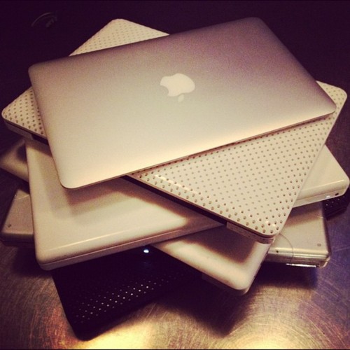 Mac stack. (Taken with instagram)