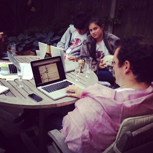 @richardexon working closely with our Youth Advocate team.  (Taken with instagram)